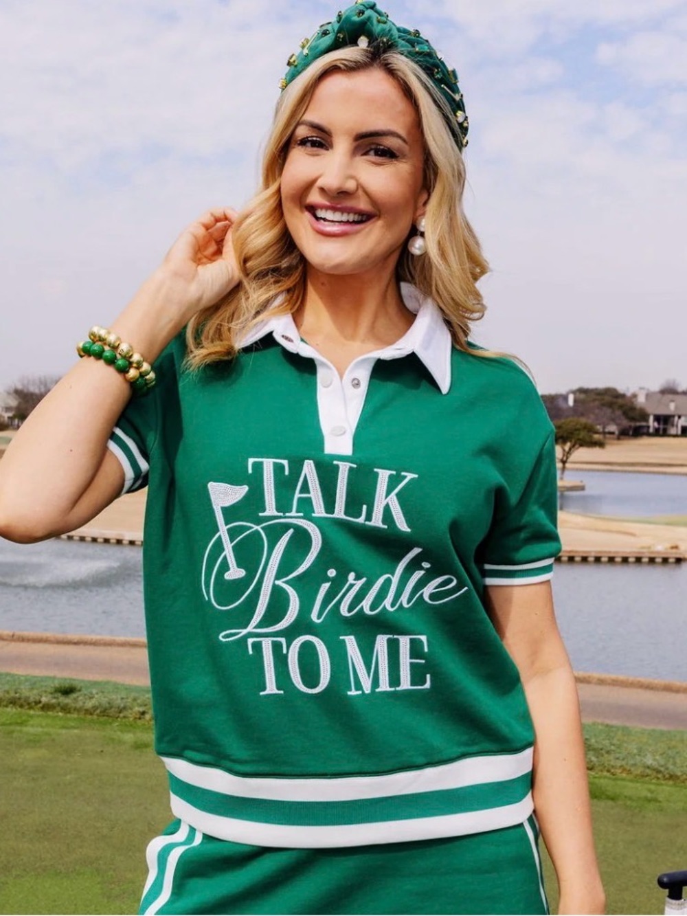 NWT Brianna Cannon Golf Shirt